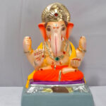 Padmasan Ganesh - Orange (A2-10)