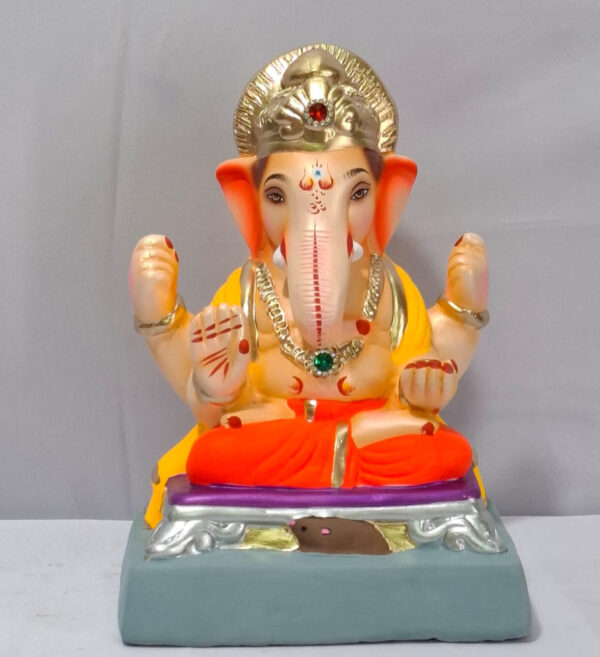 Padmasan Ganesh - Orange (A2-10)