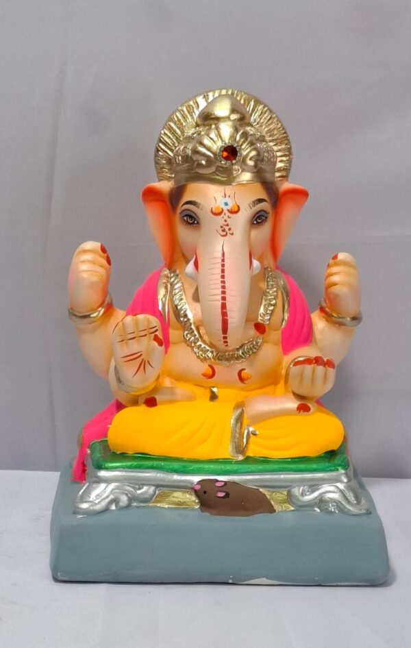 Padmasan Ganesh - Yellow (A2-12)