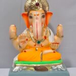 Padmasan Ganesh- Golden Yellow(A2-13)