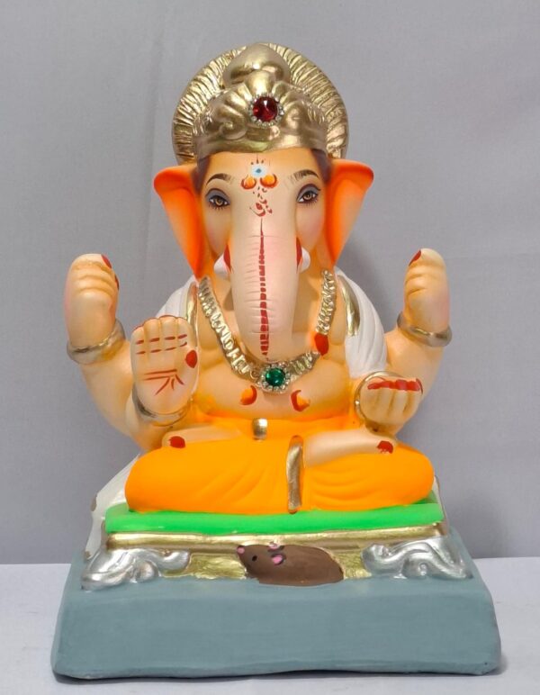 Padmasan Ganesh- Golden Yellow(A2-13)