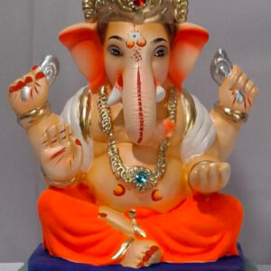 Mysorie Ganesh - Deep Orange (A2-43)