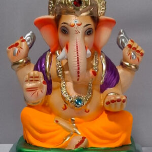Mysorie Ganesh - Orange (A2-48)