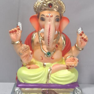 Padmasan Ganesh - Light Yellow (A2-5)