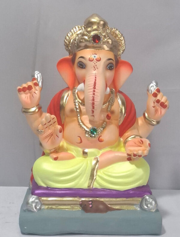 Padmasan Ganesh - Light Yellow (A2-5)