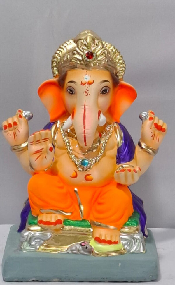 Ganesha on Welling Furniture - Orange (A2-54)