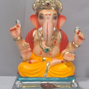 Padmasan Ganesh - Golden Yellow (A2-6)