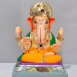 Padmasan Ganesh - Golden Yellow (A2-7)