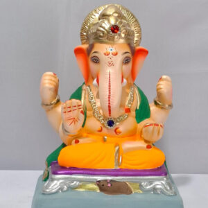 Padmasan Ganesh - Golden Yellow (A2-7)