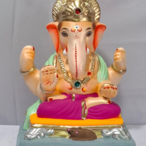 Padmasan Ganesh - Dark Pink (A2-9)