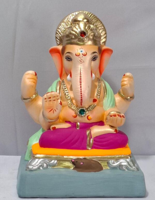 Padmasan Ganesh - Dark Pink (A2-9)
