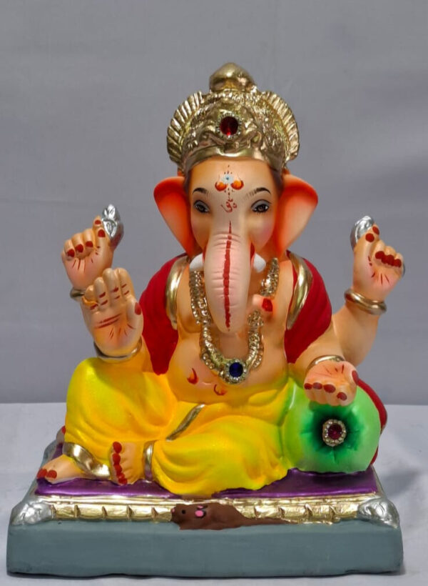 Peshve pose single load Ganesh-Yellow(A3-21)