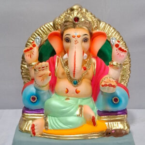 Shivrekar Ganesh with Double Load Prabhaval - Soft Mint (A3-5)