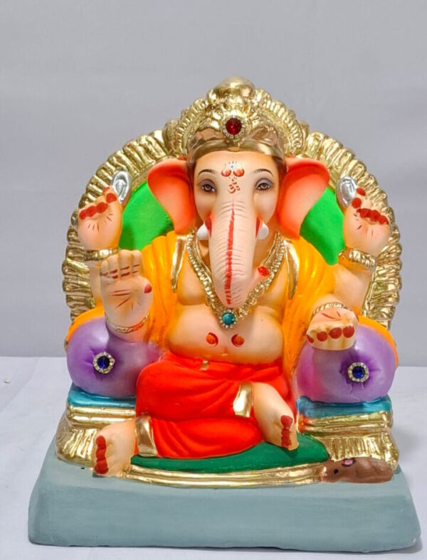 Shivrekar Ganesh with Double Load Prabhaval - Red (A3-7)