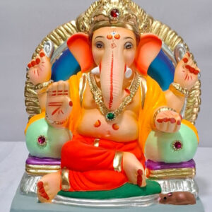 Shivrekar Ganesh with Double Load Prabhaval - Red (A3-9)