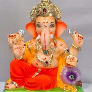 Peshve Pose Ganesh - Red (B1-10)