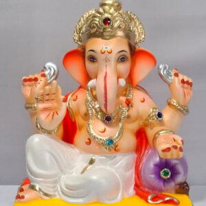 Peshve Pose Ganesh - White (B1-11)