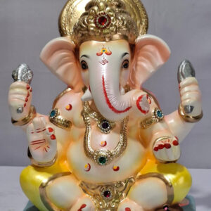 Titwala Ganesh-Cream-Yellow(B1-113)