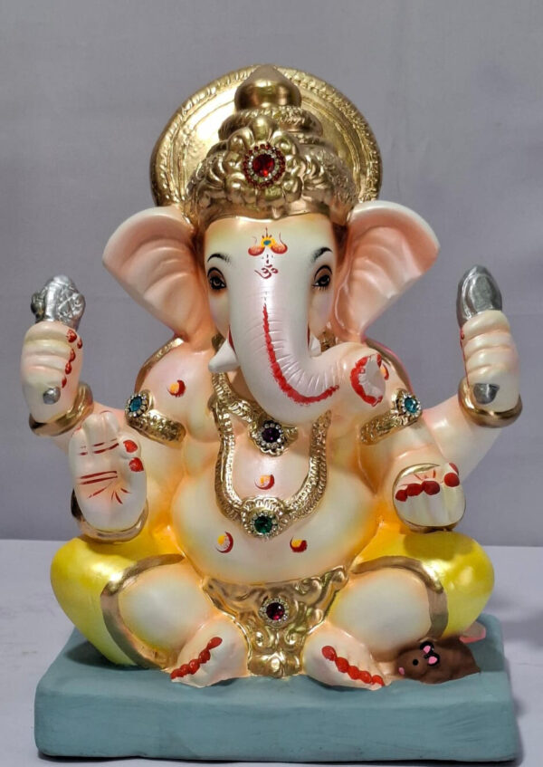 Titwala Ganesh-Cream-Yellow(B1-113)