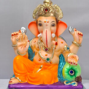 Peshve Pose Ganesh-Golden Yellow(B1-14)