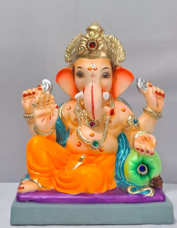 Peshve Pose Ganesh-Golden Yellow(B1-14)