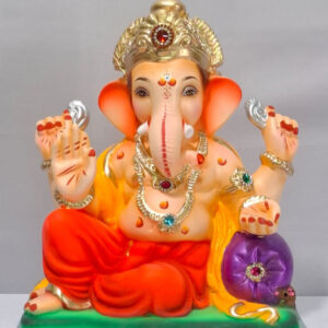 Peshve Pose Ganesh-Red(B1-15)