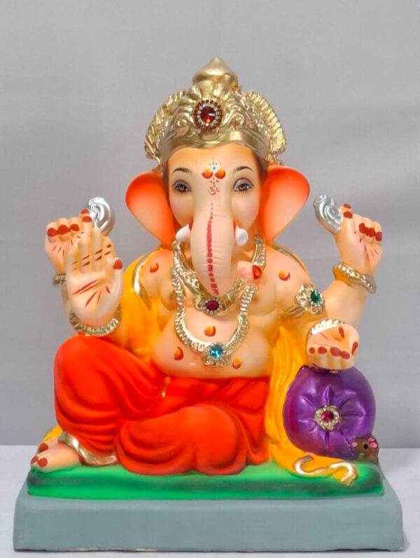 Peshve Pose Ganesh-Red(B1-15)