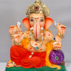 Peshve Pose Ganesh-Red(B1-17)