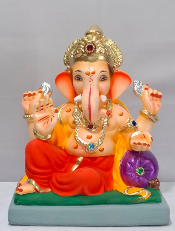 Peshve Pose Ganesh-Red(B1-17)