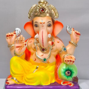 Peshve Pose Ganesh-Yellow(B1-18)
