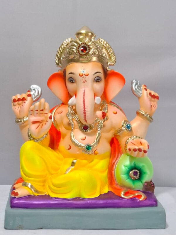 Peshve Pose Ganesh-Yellow(B1-18)