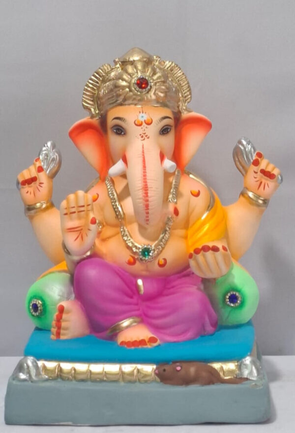 Ganesh with Double Load - Lemon Yellow (B1-2)