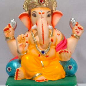 Ganesh with Double Load - Golden Yellow (B1-4)