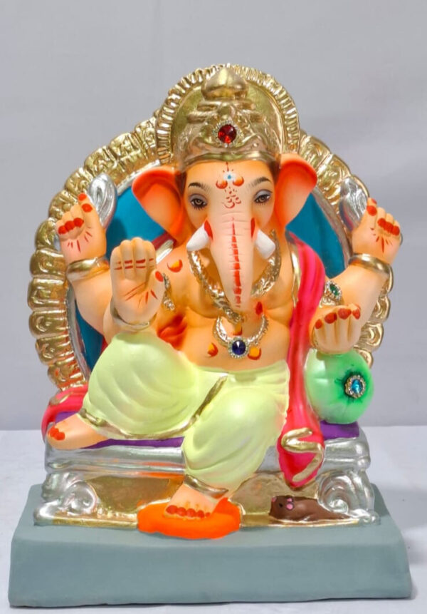 Tirkipose Prabhaval Ganesh-Pastel Yellow(B1-45)