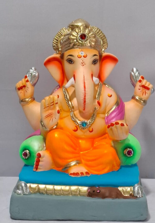 Ganesh with Double Load - Orange (B1-7)