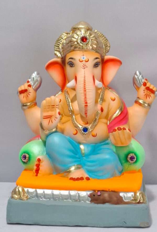 Ganesh with Double Load - Light Blue (B1-8)