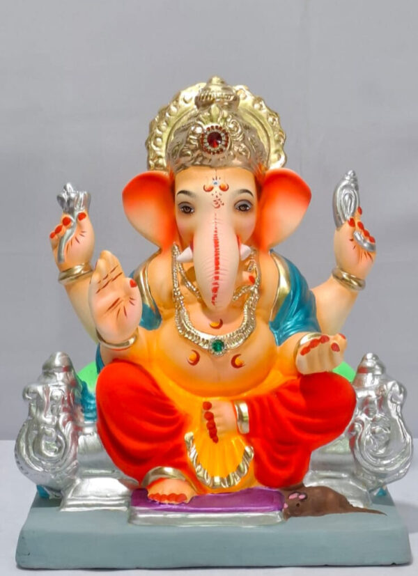 Sahaj Furniture Ganesh-Red With Golden Yellow(B1-88)