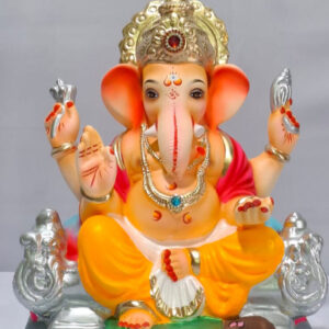 Sahaj Furniture Ganesh- Golden Yellow With White(B1-89)