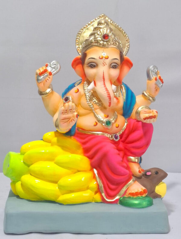 Ganesha on Banana-Pink(B2-21)