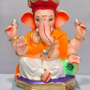 Ganesha on Penta furniture with Tilak Pagadi-White(B3-29)