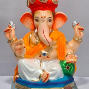 Ganesha on Penta furniture with Tilak Pagadi-White(B3-30)