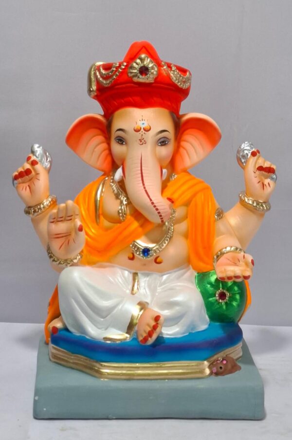 Ganesha on Penta furniture with Tilak Pagadi-White(B3-30)