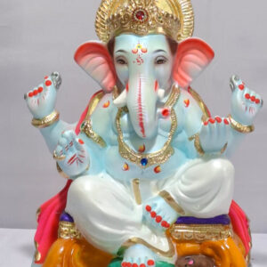 Varadhasta Furniture Ganesh-Blue Tone(C1-1)