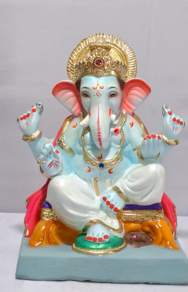 Varadhasta Furniture Ganesh-Blue Tone(C1-1)