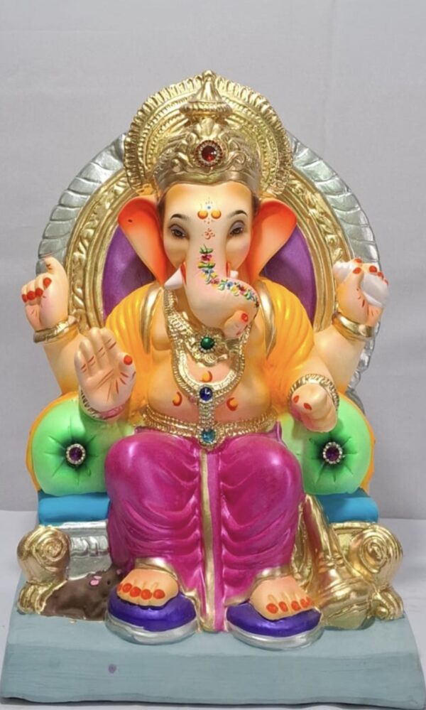 Lalbaug Cha Raja-Metallic Pink(D1-21)