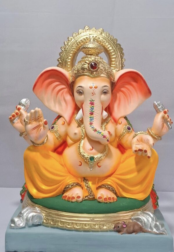 Golgadi Titwala Ganesh-Golden Yellow(D3-3)