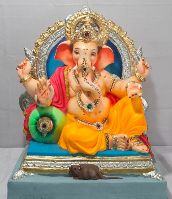 Peshvepose Ganesh-Yellow(E3-7)