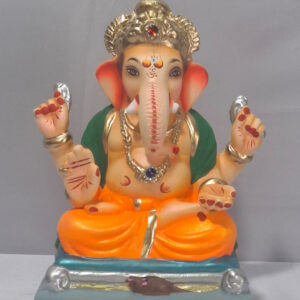 Padmasan Ganesh - Orange (A2-4)