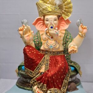 Shupkarna Alfa Ganesh((Dhoti,Shela,Feta)-Maroon(Art-11)