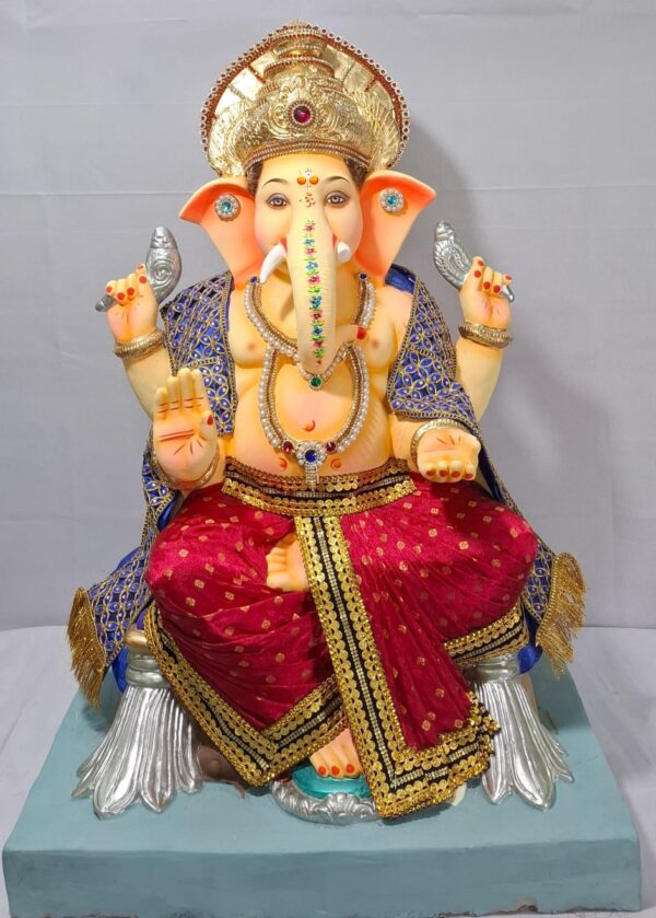 Philips Ganesh((Dhoti,Shela,Feta)-Maroon(Art-14)